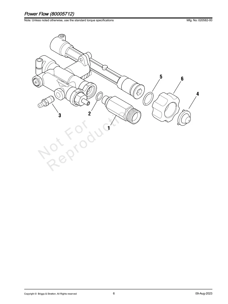 BRIGGS AND STRATTON, 020582-00, IPL.6